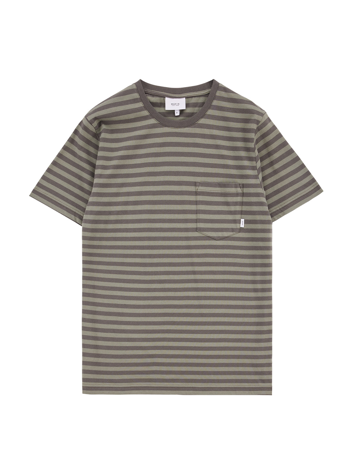 ropa-makia-camiseta-verkstad-olive-green-verde-frontal-makena